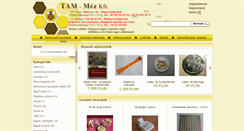 Desktop Screenshot of meheszbolt-tamasi.hu